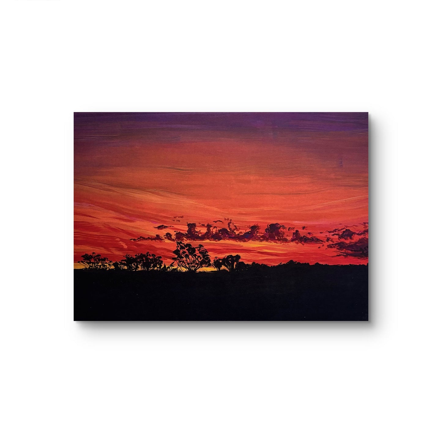 Cabin View at Sunset Print