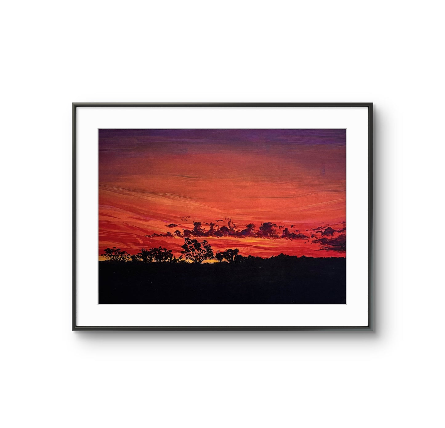 Cabin View at Sunset Print