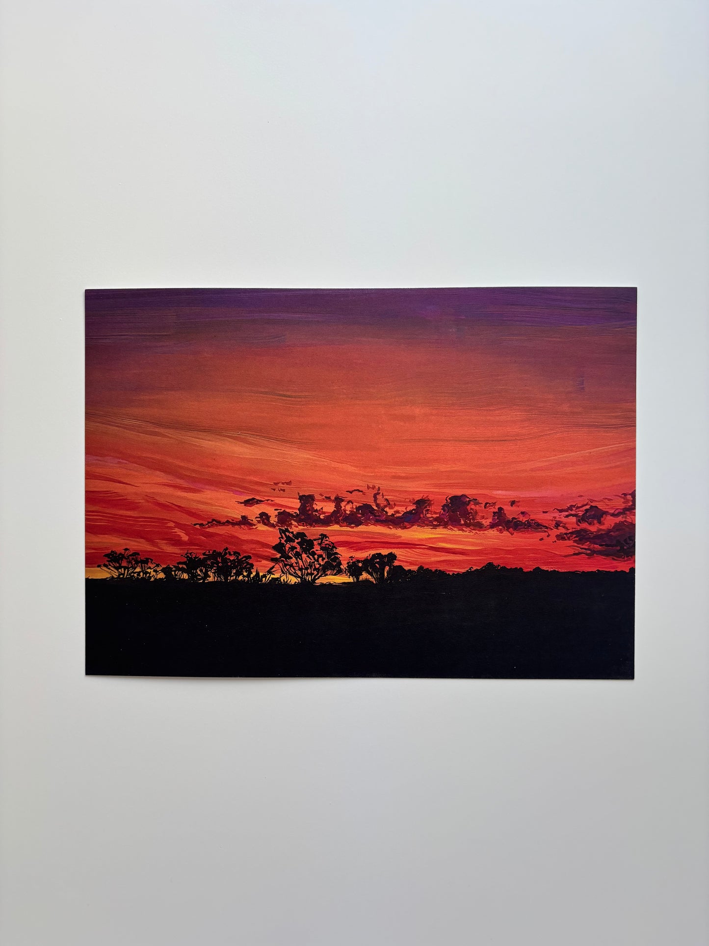 Cabin View at Sunset Print