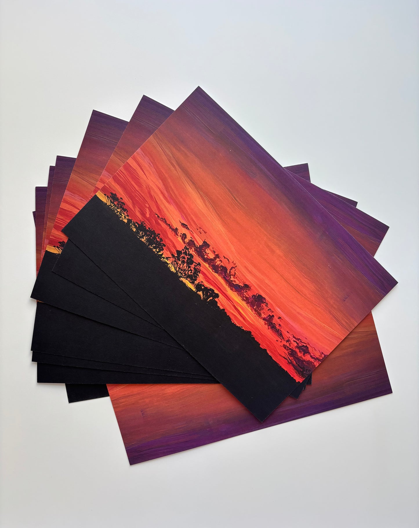 Cabin View at Sunset Print
