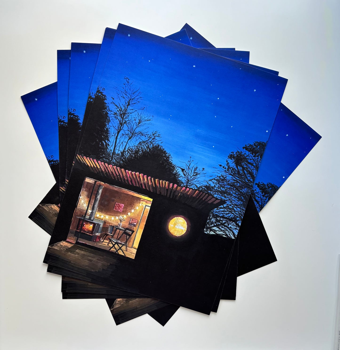 Nostalgic Glow Print