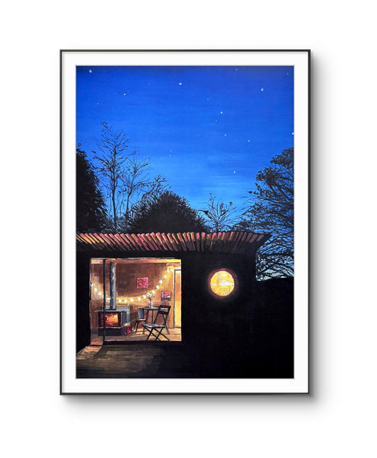 Nostalgic Glow Print